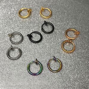 Funrun 5 pair stainless steel earrings 🛍offers welcome